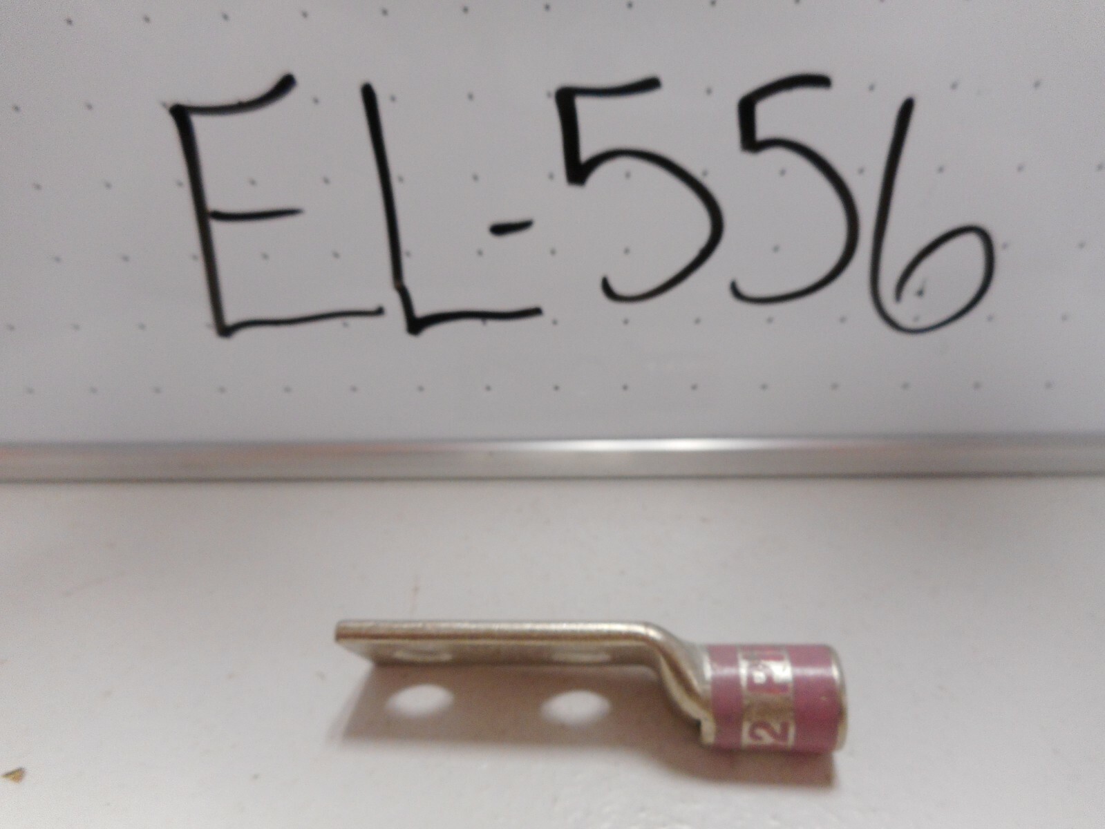 NOS 54255 THOMAS & BETTS COPPER TWO HOLE LUG, STANDARD BARREL,