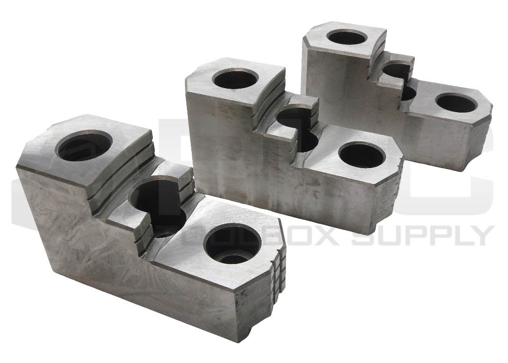 BOX/SET OF 3 NEW HARDINGE BL 00011910303 SOFT JAWS FOR HYDRAULIC POWER CHUCKS