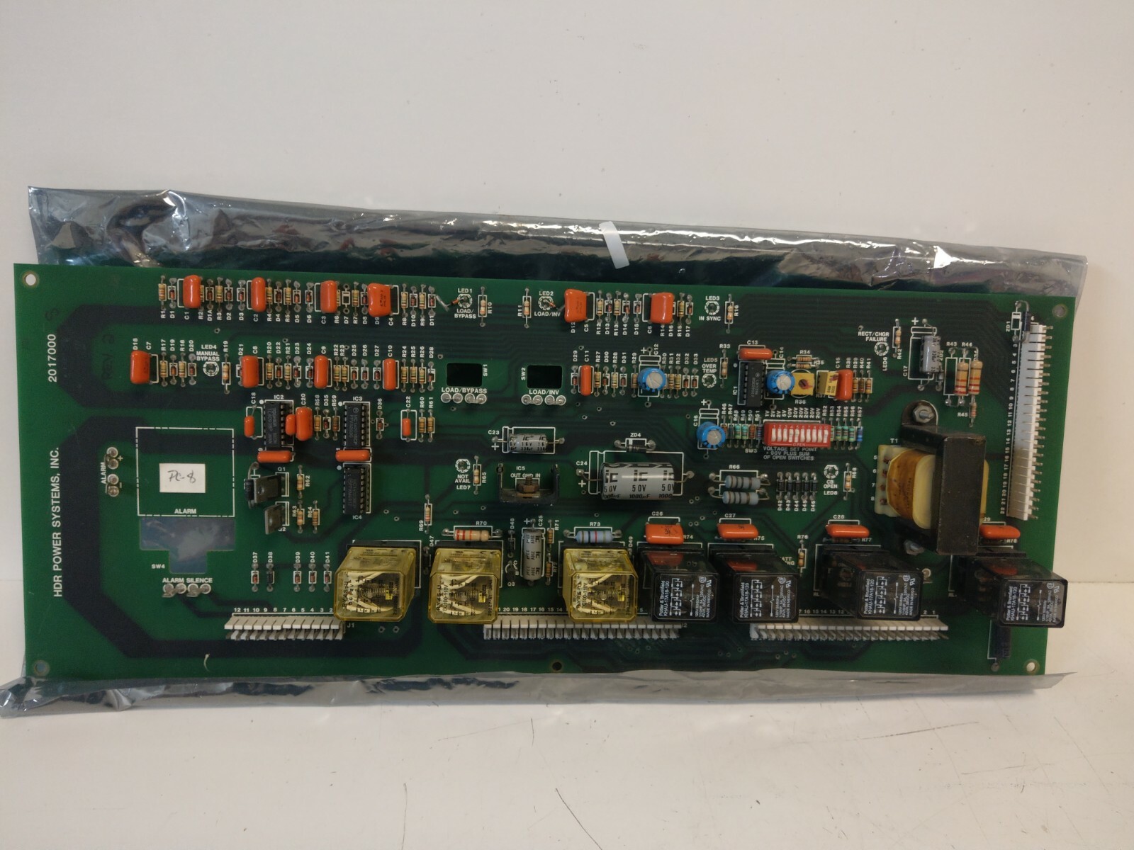 GUARANTEED GOOD USED! HDR POWER SYSTEMS RELAY BOARD 2017000