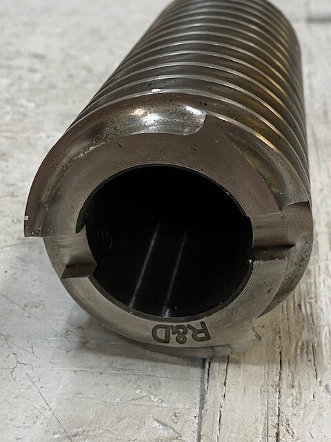 R&D 8″x3″ Pointed Worm Screw for Cheese/Corn Puff Extruder Machine (K1)