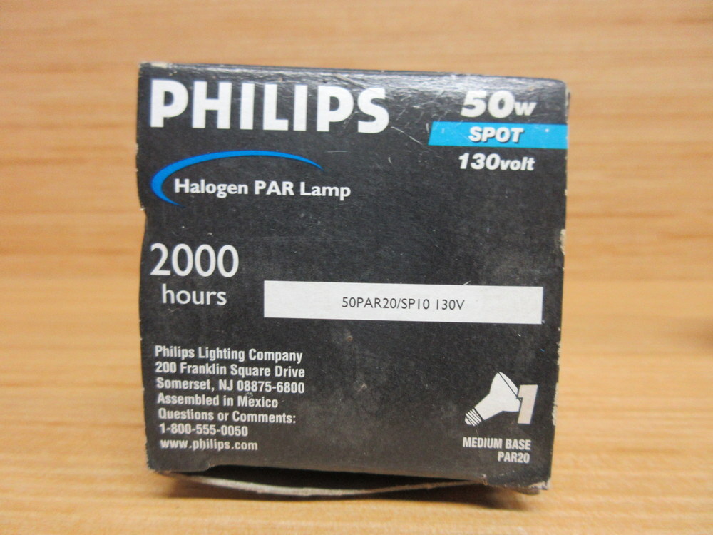 Philips 50PAR20/SP10 130V PAR Lamp 814023