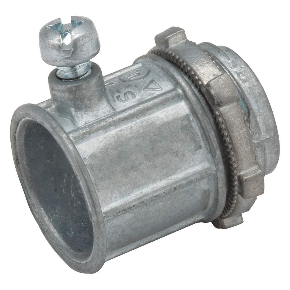 RACO 2604 Connector,Zinc,Overall L 1 35/64in 52AU76