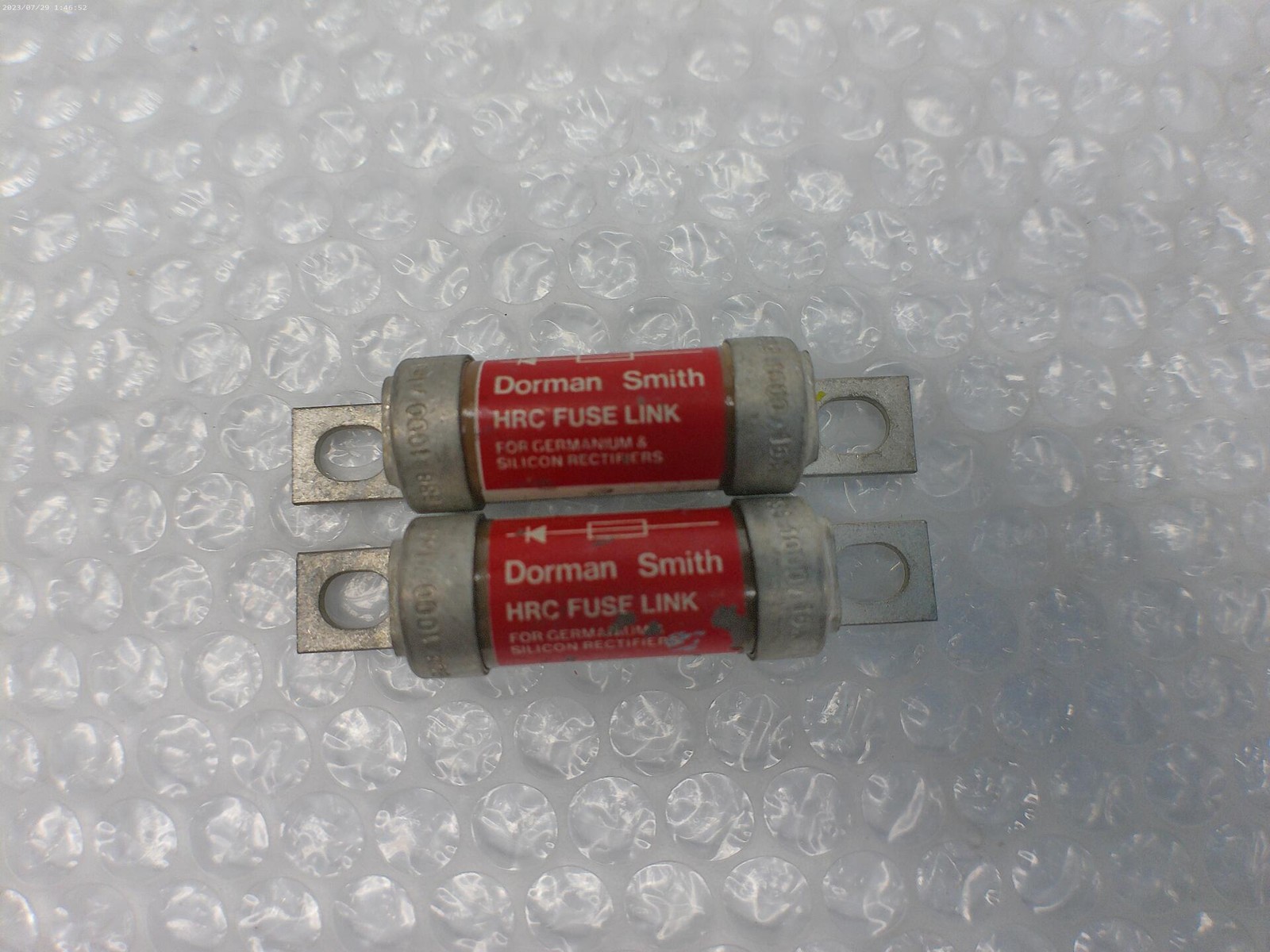 DORMAN SMITH GSB-1000/15A FUSE LOT OF 2 NSNP