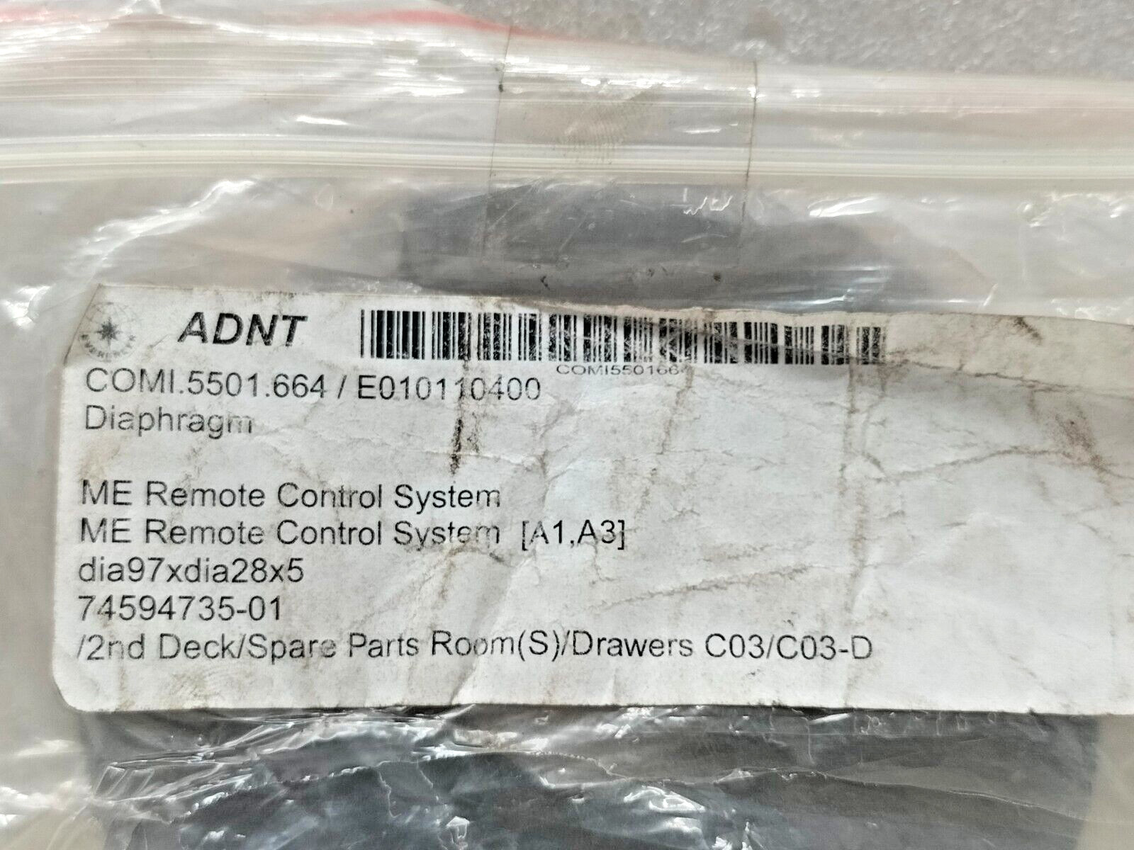 NABCO 74594735 DIAPHRAGM DIA 97X28X5