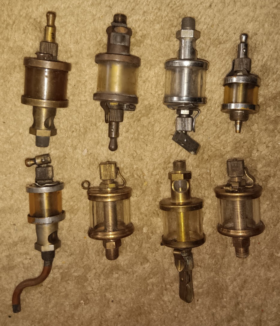 Lot of 8 Industrial Parts Essex Lunkenheimer Detroit Lubrication Oiler Valve Lot
