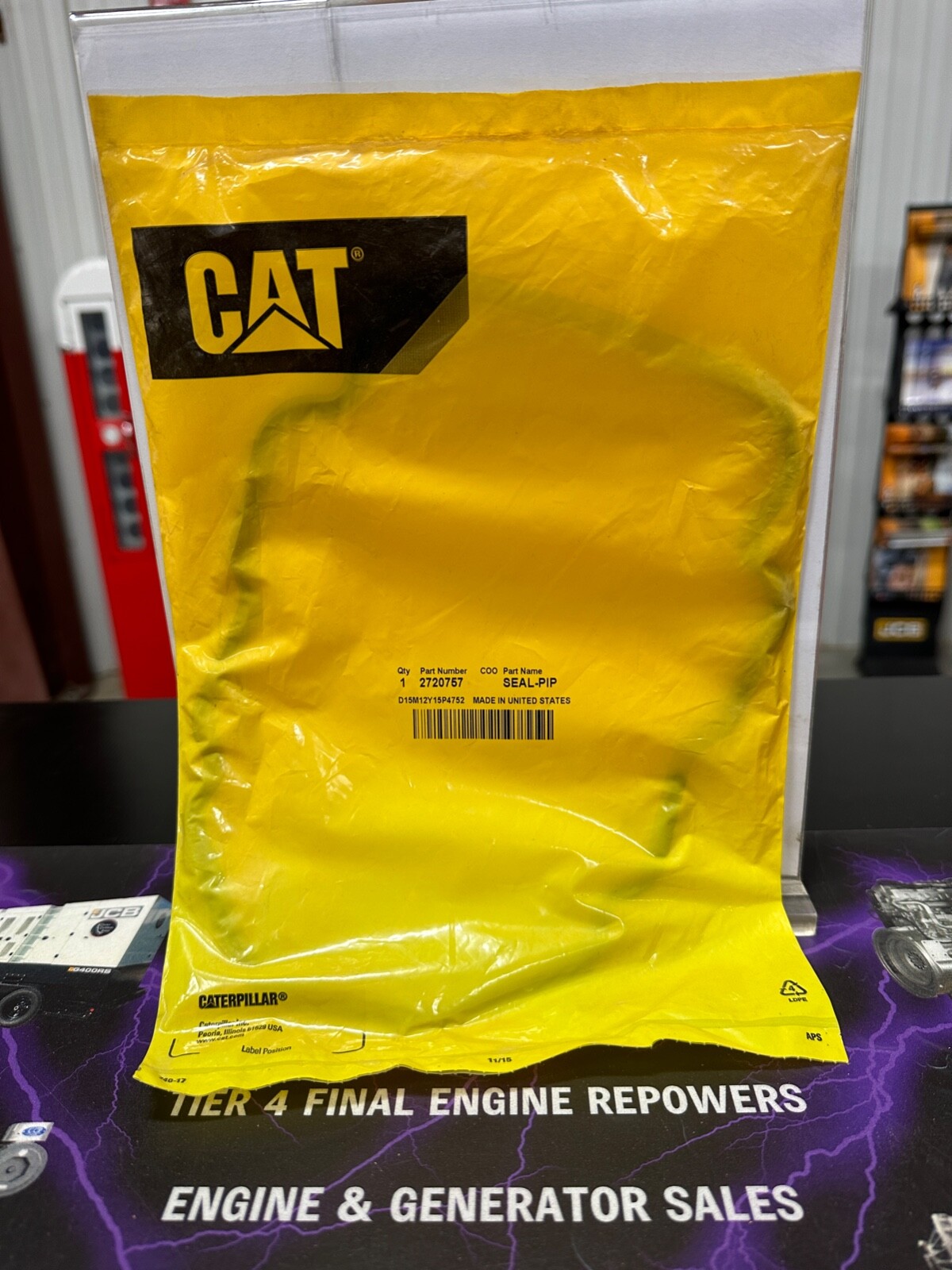 CATERPILLAR OEM CAT PARTS 272-0757: VALVE COVER SEAL