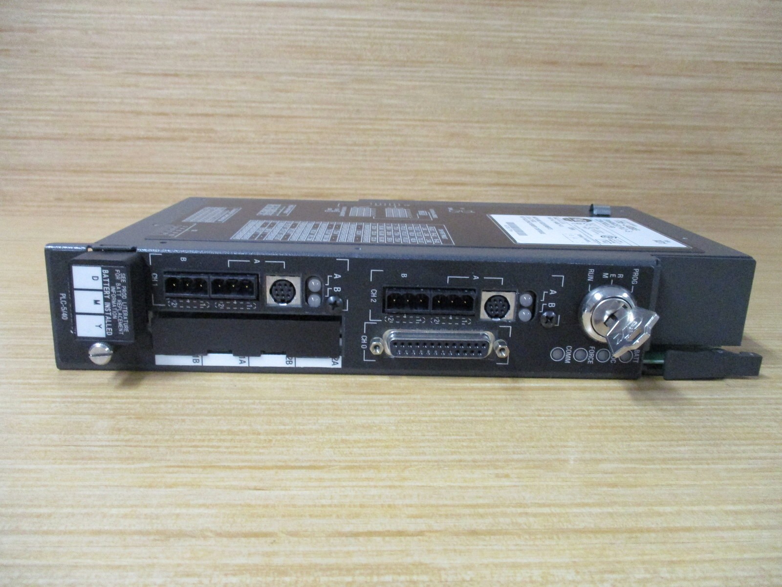 Allen Bradley 1785-L40B CPU Module 1785L40B Ser.E, Rev.X01, W/ Key