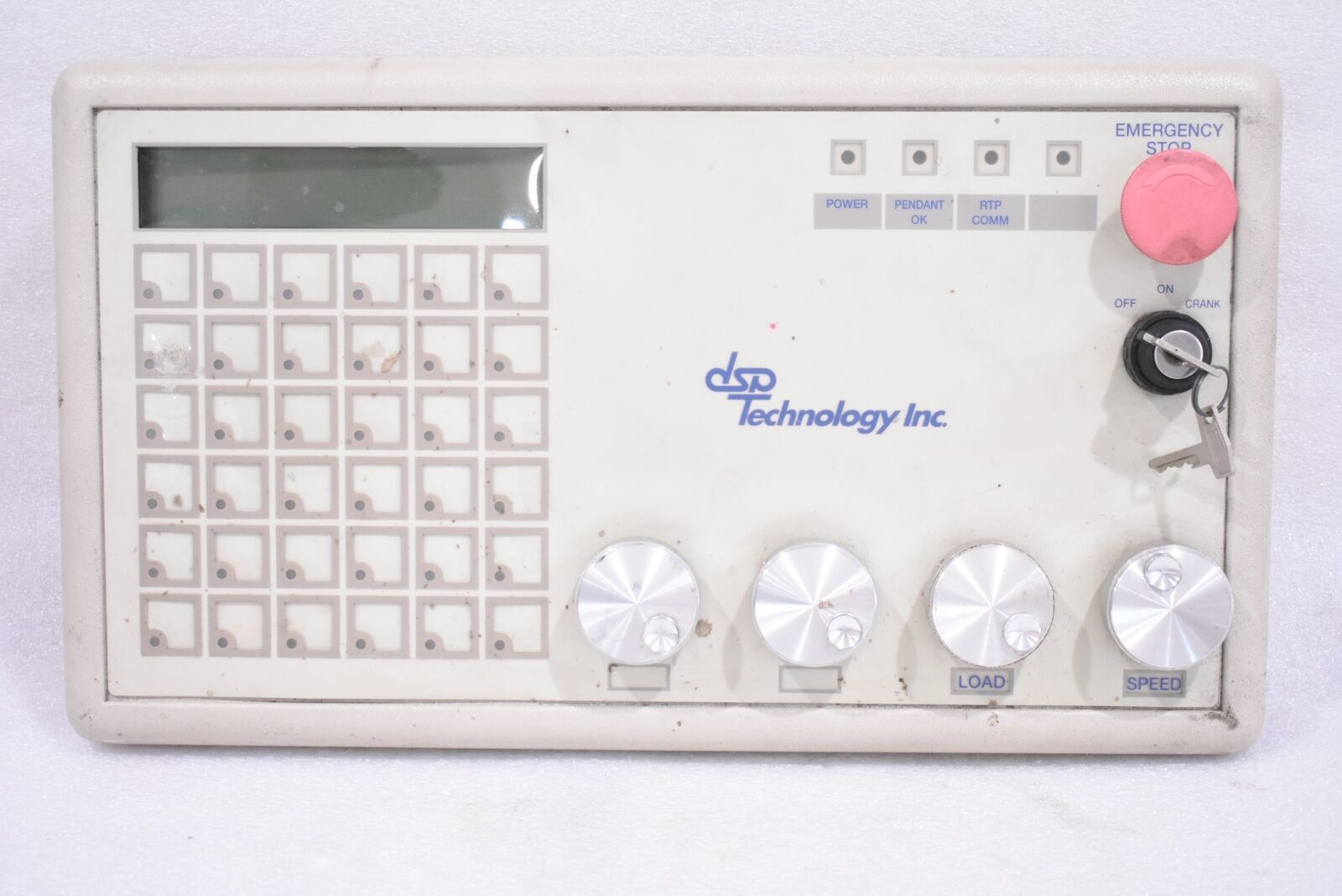 DSP TECHNOLOGY INC. 436 CONTROL PANEL, OFF/ON/CRANK, WITH KEY