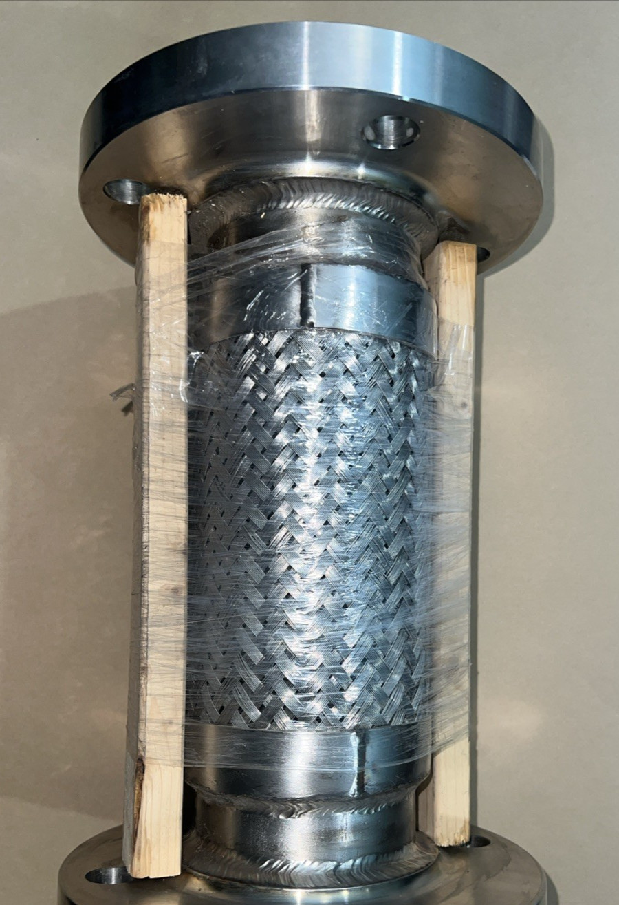 Flanged Stainless Braided Flex Hose Pipe Expansion Joint Indexable 3″ ID x 12″ L