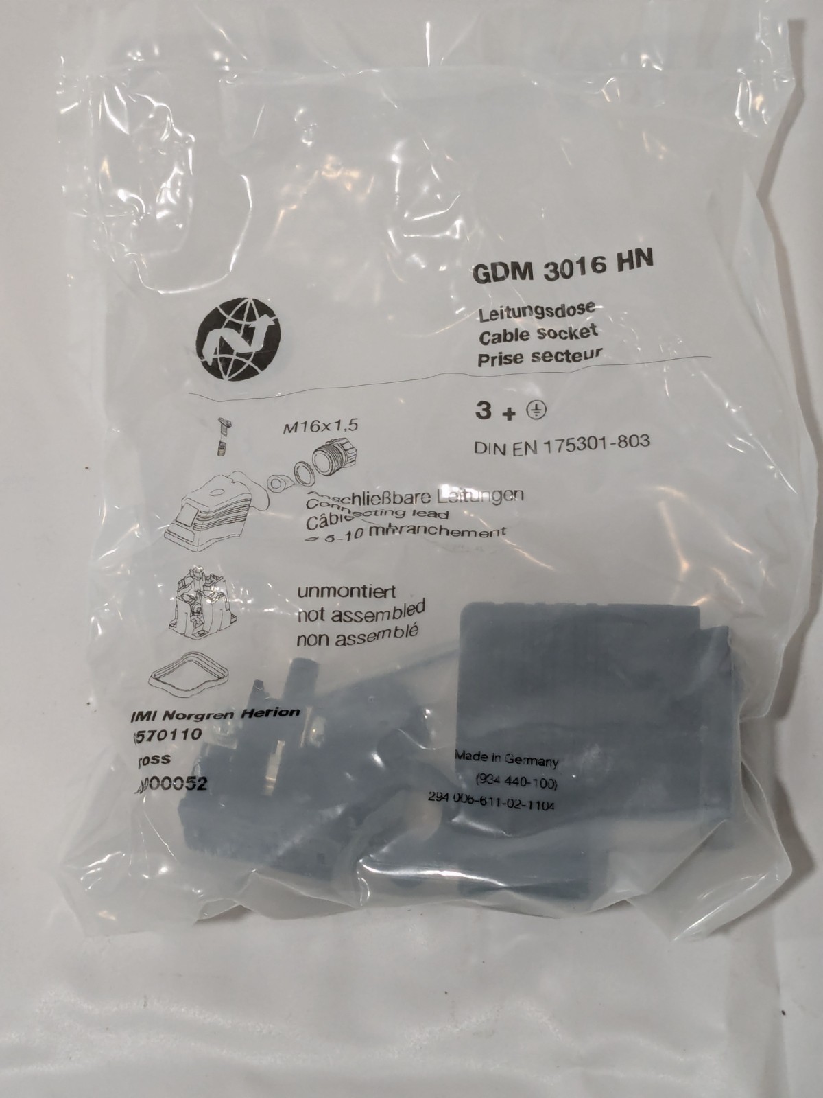 Norgren | Pressure Switch 0.2 – 2 Bar 0880219