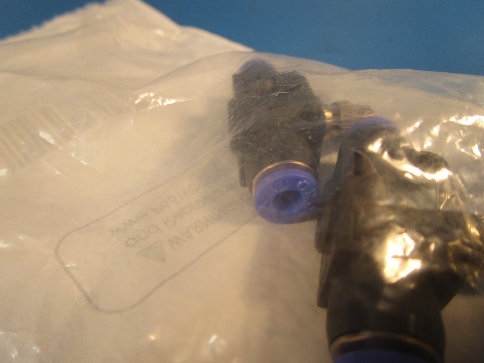 PACKAGE OF TWO Automation Direct FVU532, NITRA inline flow control valve