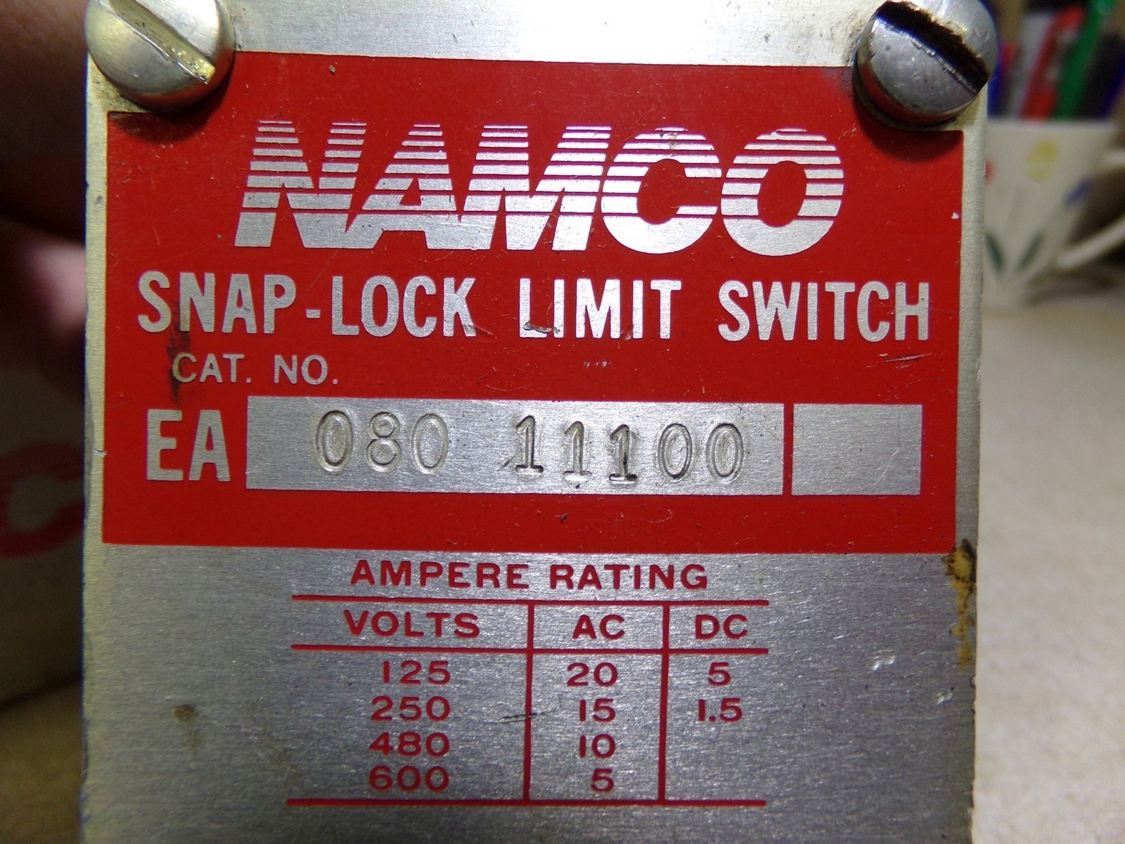 Namco 080 11100 Snap Lock Limit Switch *FREE SHIPPING*