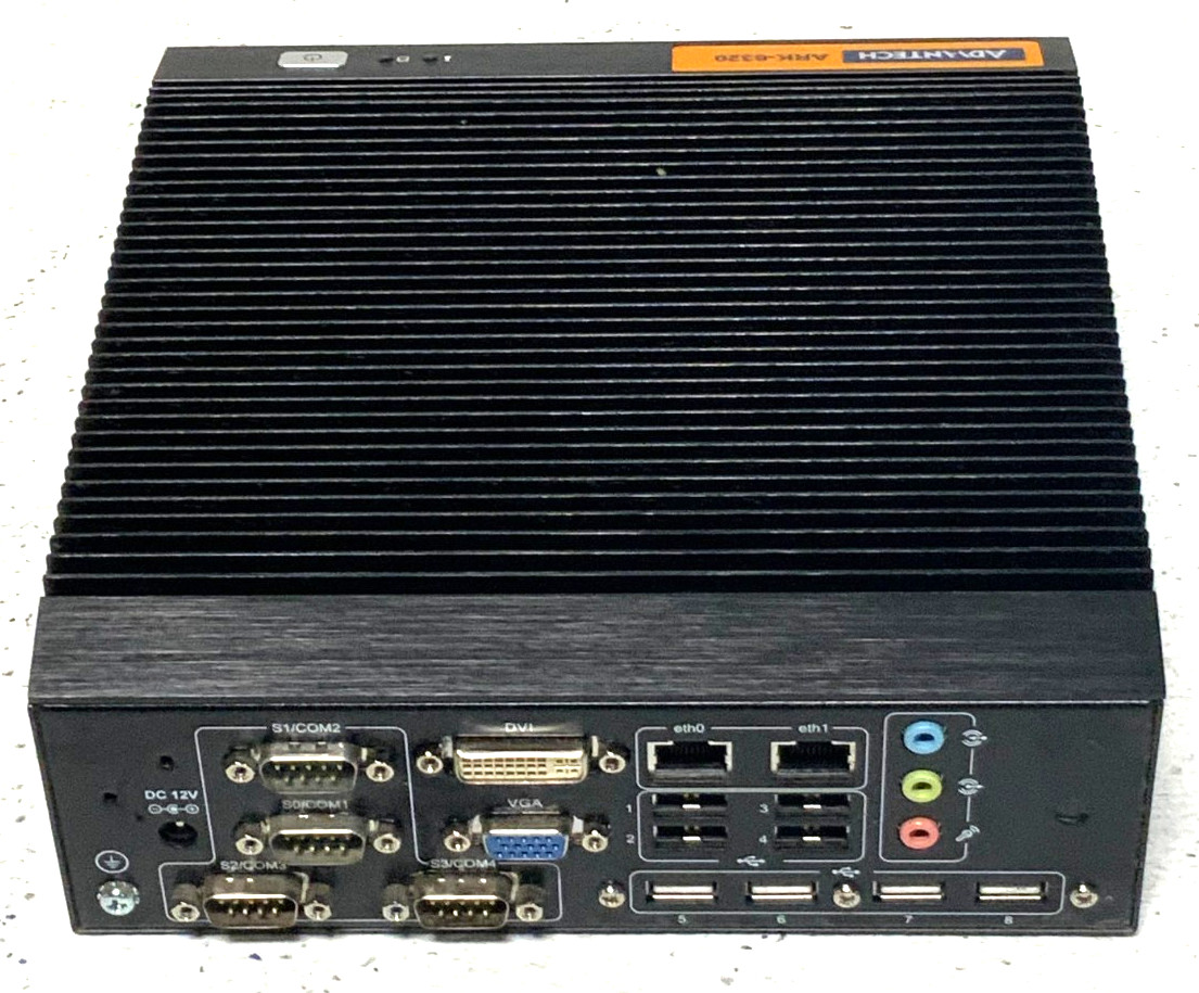 Advantech ARK-6320-6M02E Dual Core Industrial PC 2GB RAM Intel Atom D525 1.8GHZ