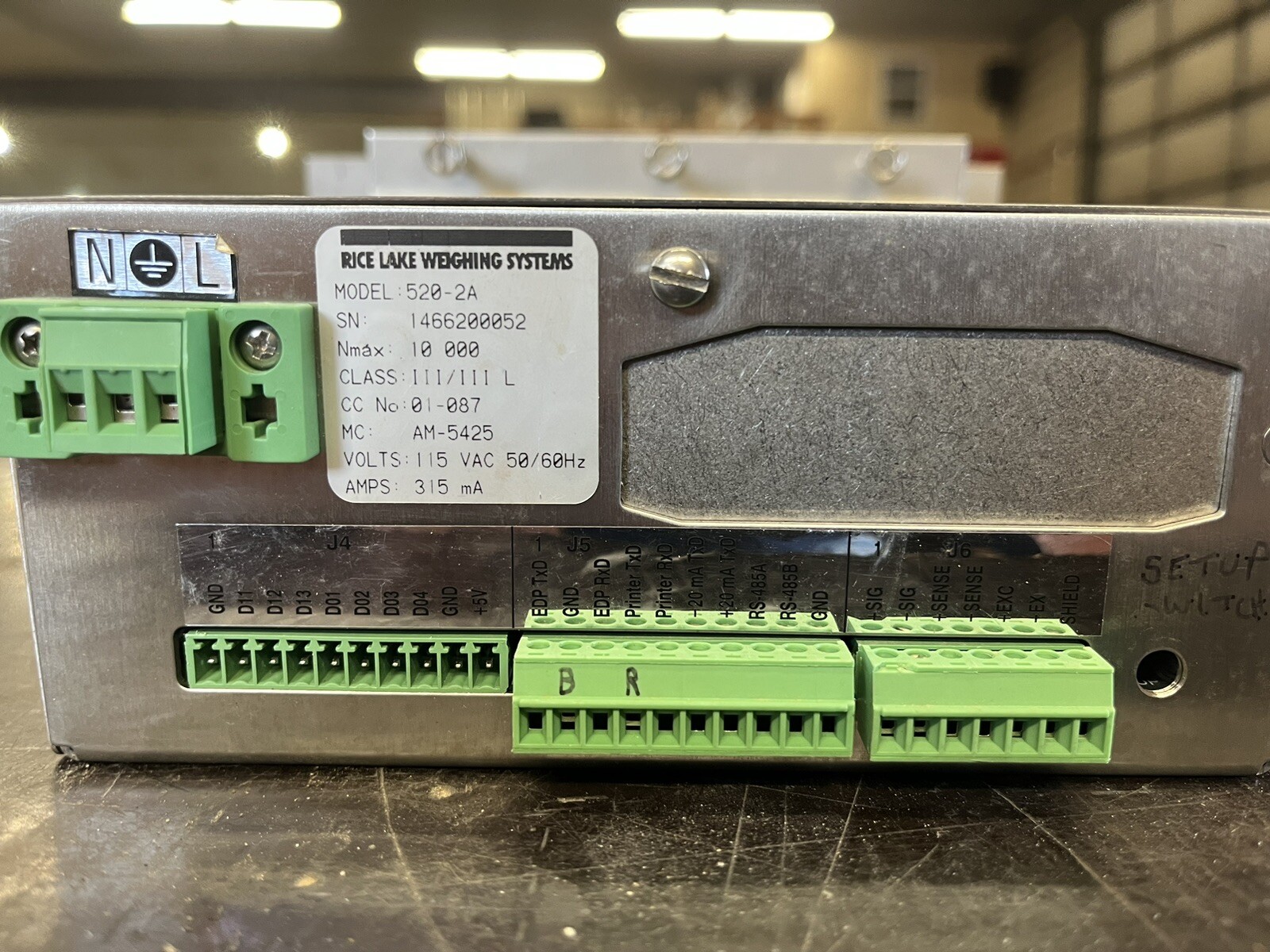 Eaton UMC555-27 Weight Indicator Display Control Scale Controller AS IS 