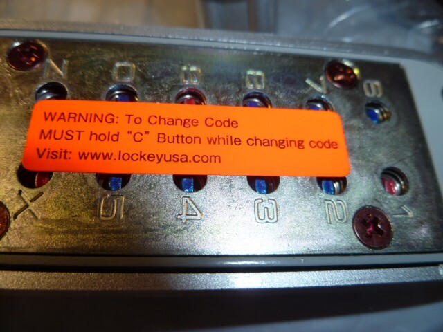 LOCKEY USA 2835-MG MECHANICAL KEYLESS LOCK