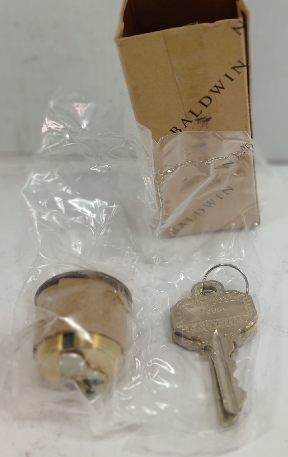 1 NEW BALDWIN 8322102 OIL RUBBED BRONZE MORTISE CYLINDER KEYWAY NIB *MAKE OFFER*