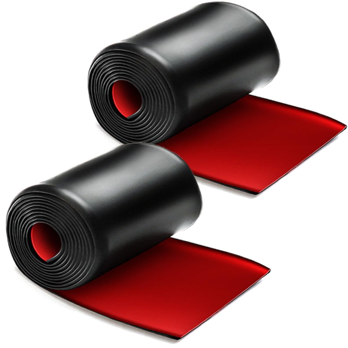 2pcs 7.2ft*5.1in Side Skirts for Cars Universal,Universal Rubber Anti-Scratch…