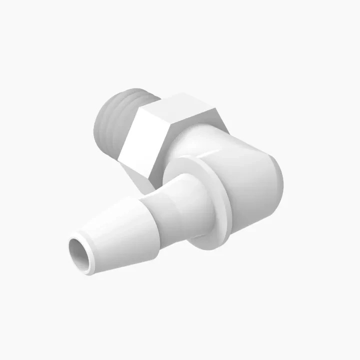 ELDON JAMES L1428-2-200NN Elbow 1/4-28 UNF Thread Size Pack of 100
