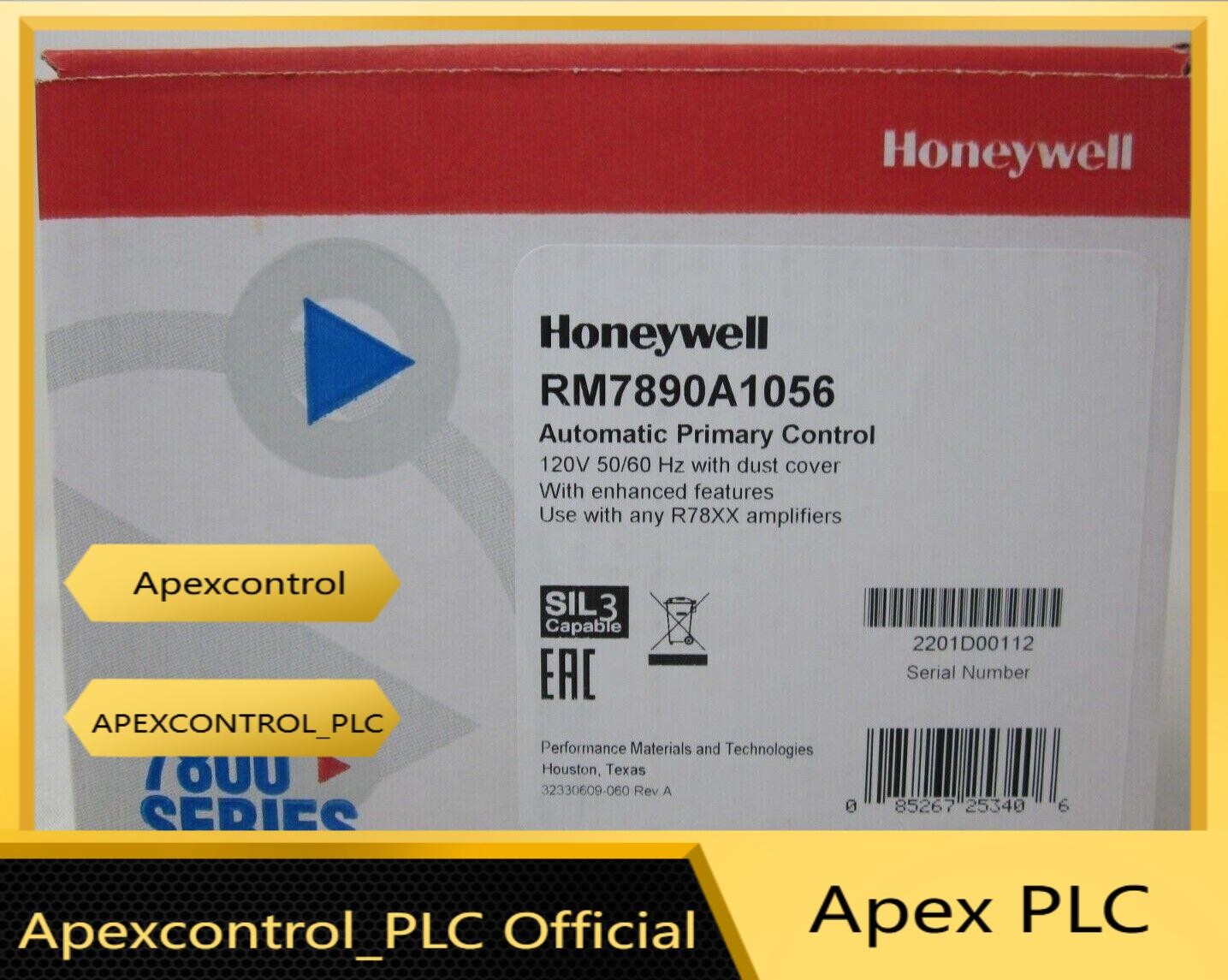 One Honeywell RM7890A1056 RM7890 A 1056 Controller new Free Shipping