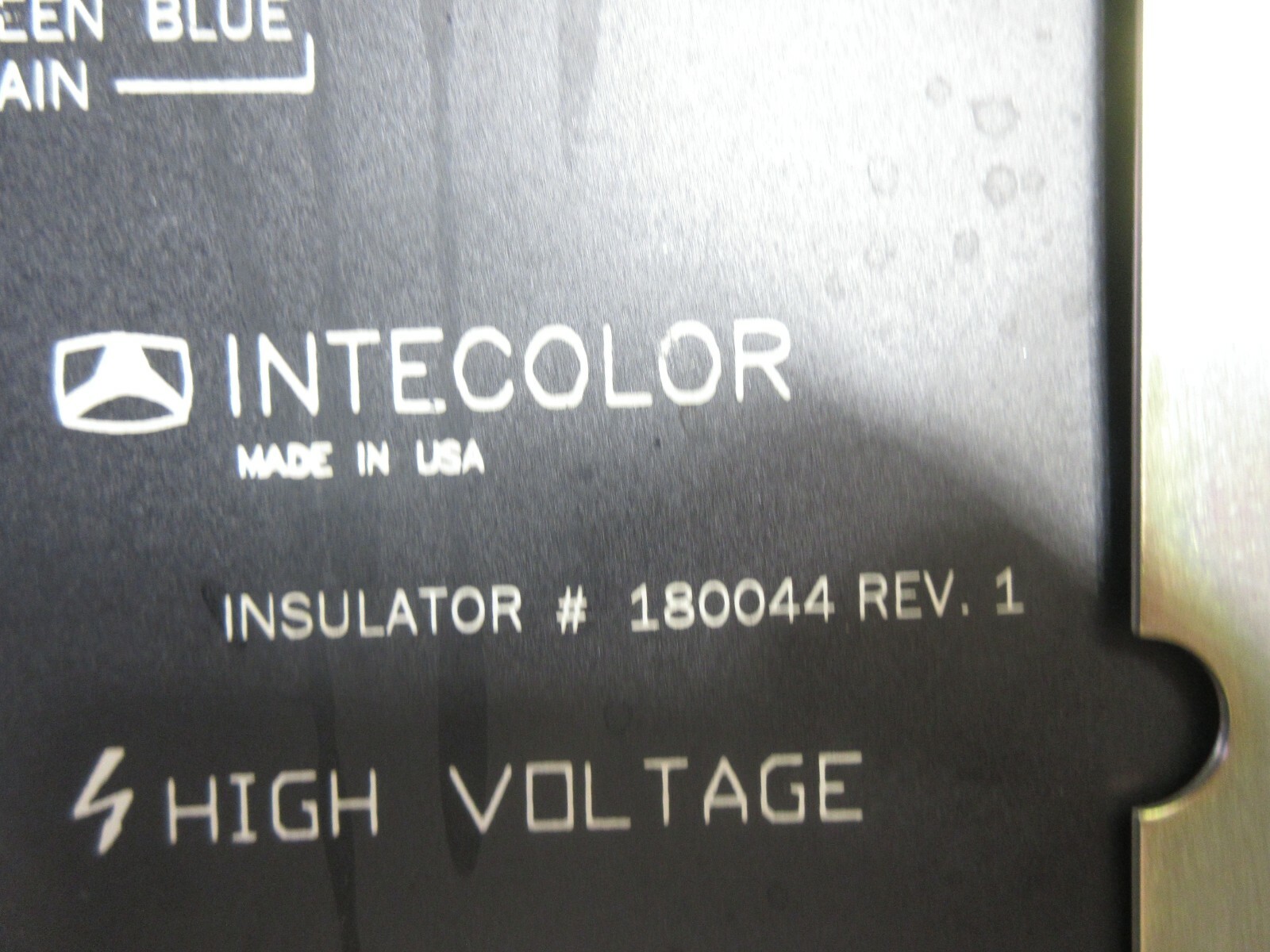 INTECOLOR POWER BOARD P/N 140037-040 104971-030 180044
