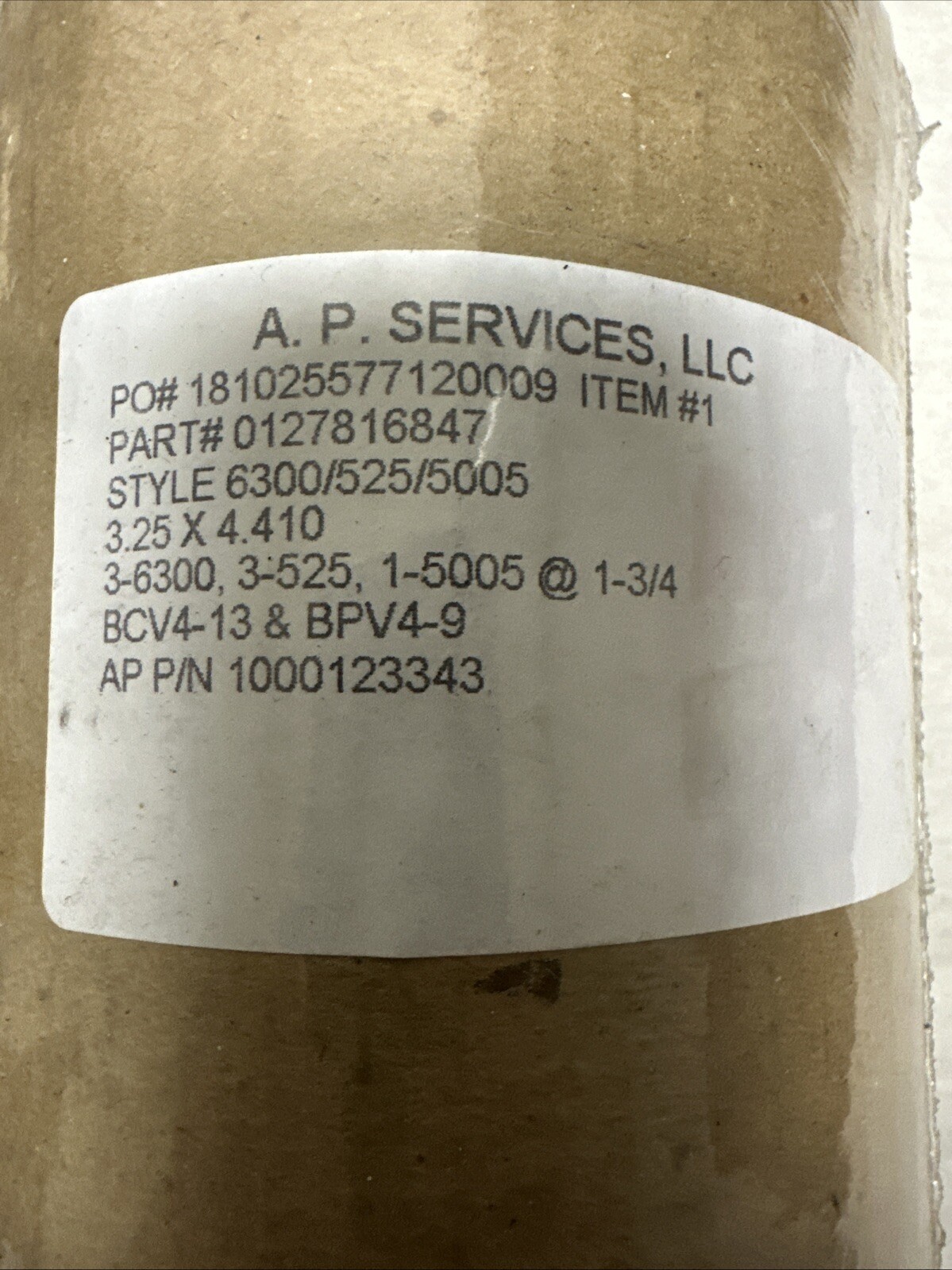 A. P. Services,0127816847,Packing Rings 3.25″x4.410