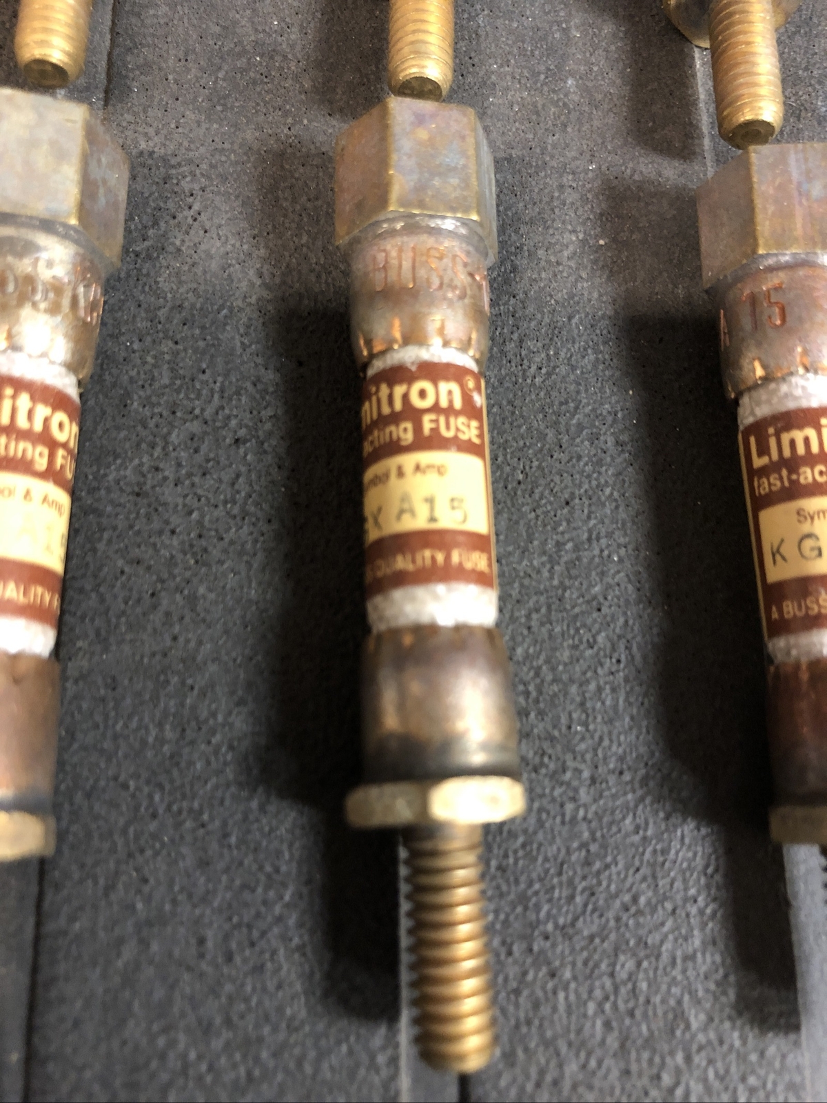 Lot Of 10 Bussmann, Limitron, KGX-A-15, Fuse Free Shipping