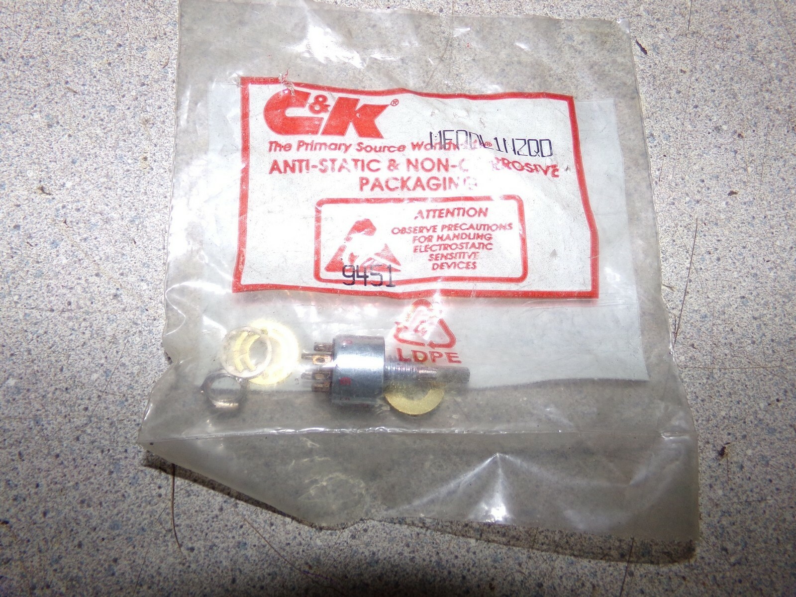 NEW C&K Switch Kit 9451 *FREE SHIPPING*