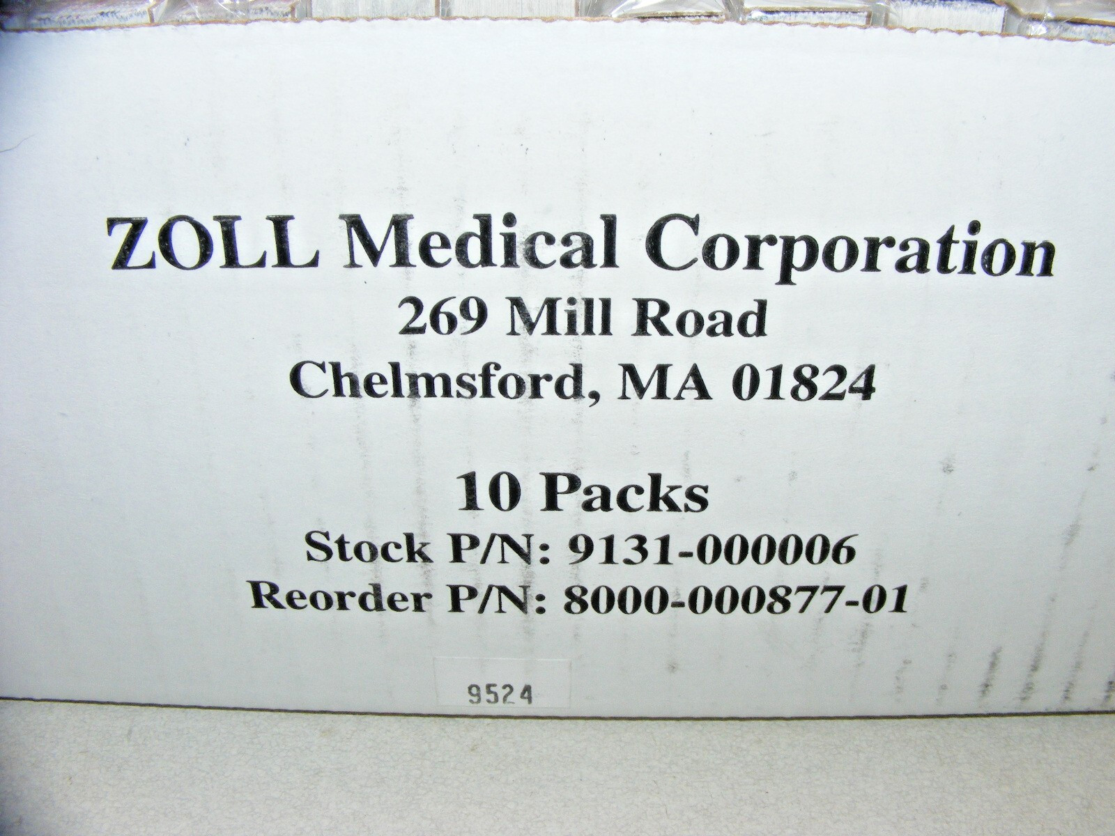 Zoll 9131-000006 Recorder Paper 8000-000877-01 , Box of 10 Packs