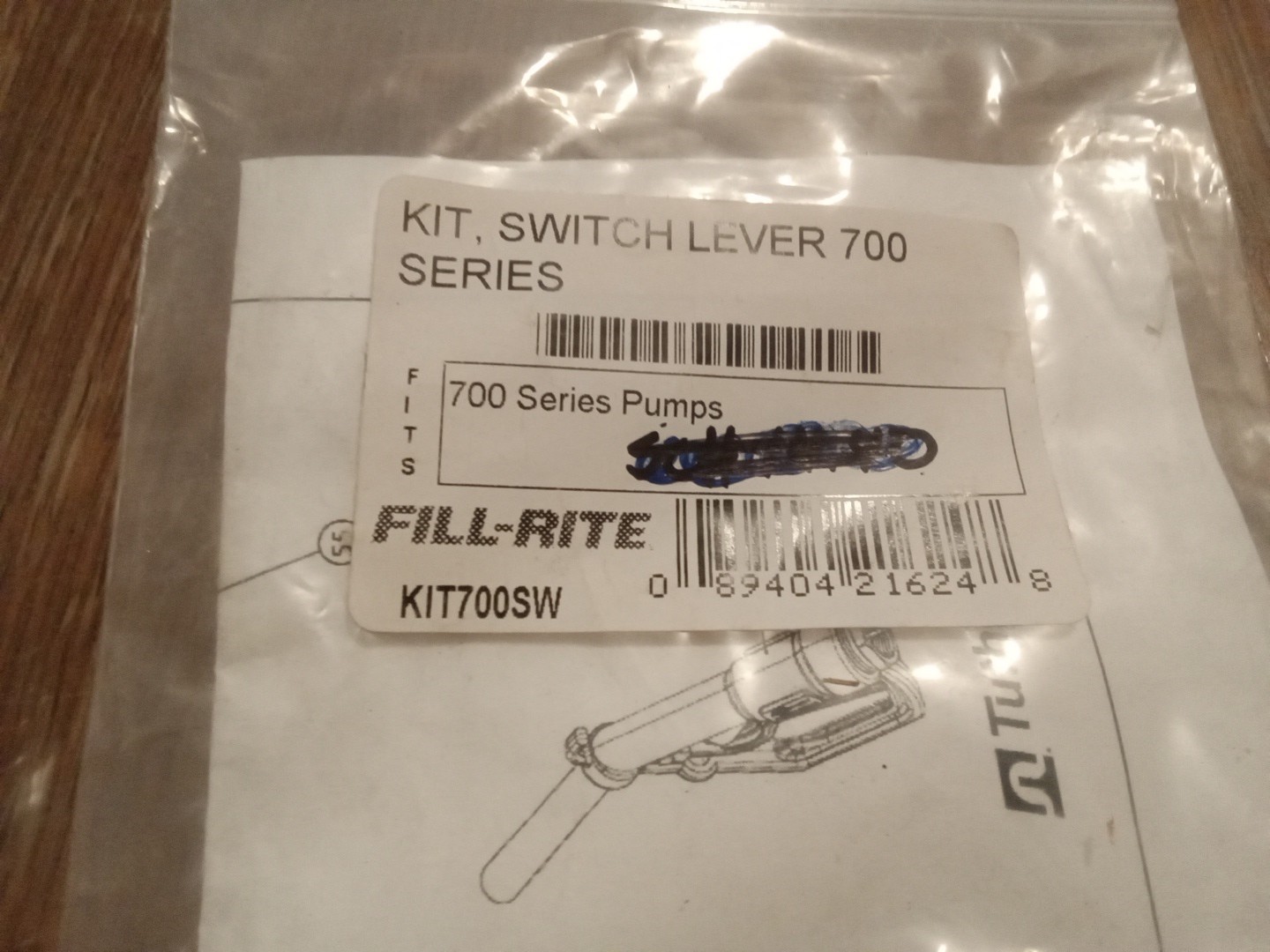 Fill-Rite KIT700SW Switch 700 Serie3s Lever Kit.