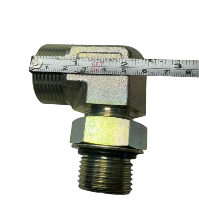 Aeroquip WHS 6 Elbow 90 Degree Fitting, C108A2A, 127288, P422809, 81849, TS-12