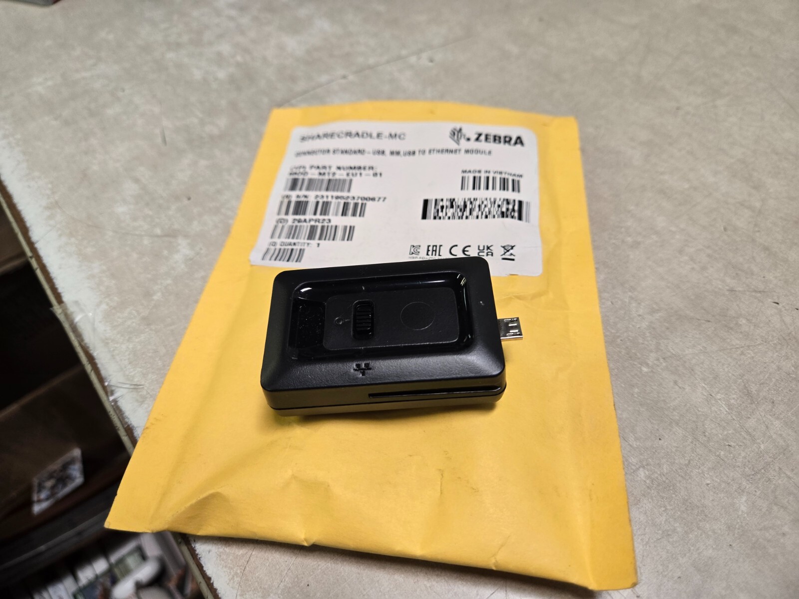 ZEBRA MOD-MT2-EU1-01 Connector USB TO Ethernet Module New Open box