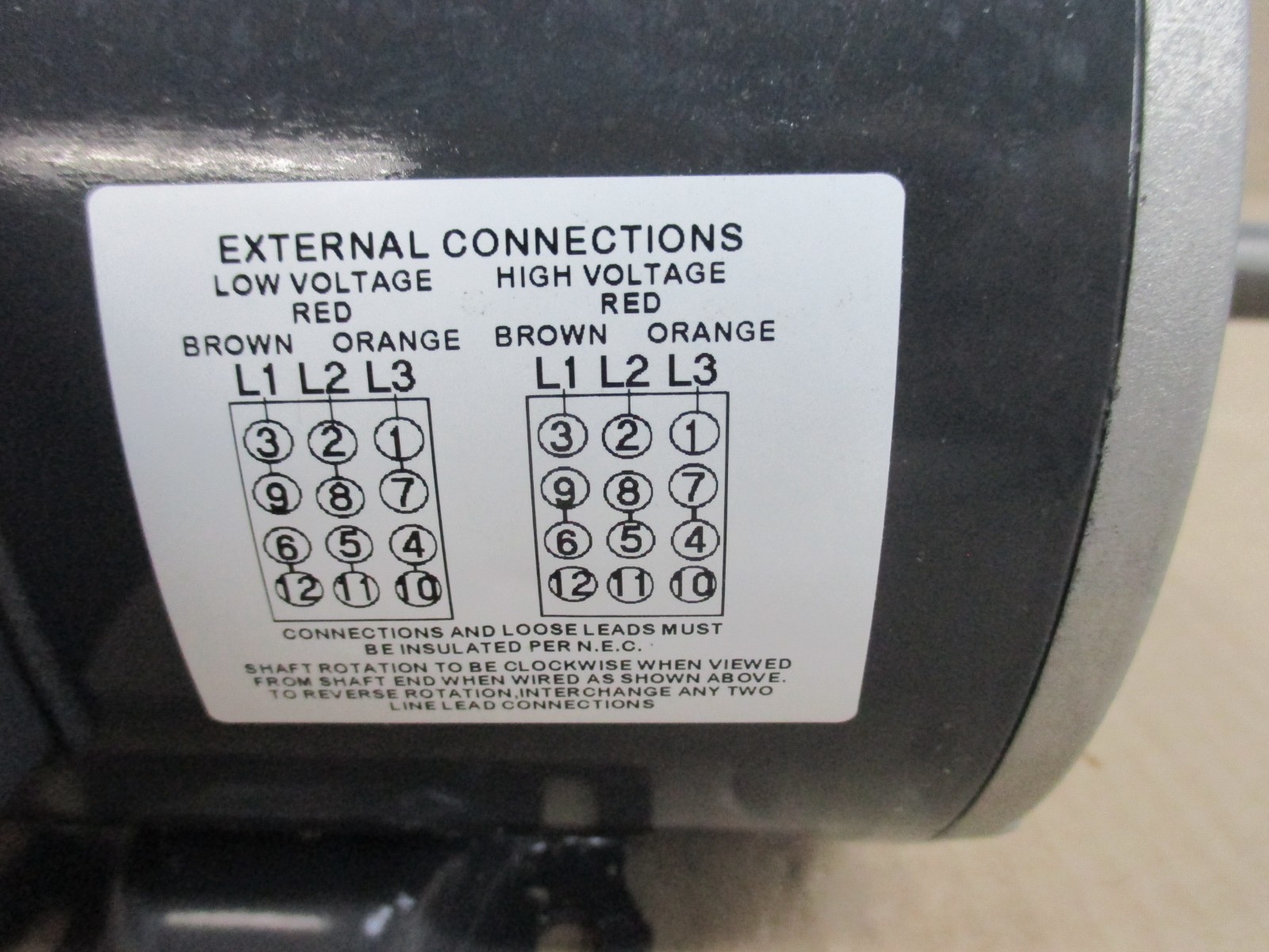 P63SYDYK-4257 US MOTOR ELECTRIC MOTOR 3/4HP NEW