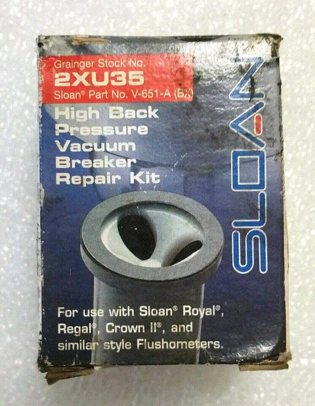 Sloan 2XU35 High Back Pressure Vacuum Breaker Repair Kit – NOS