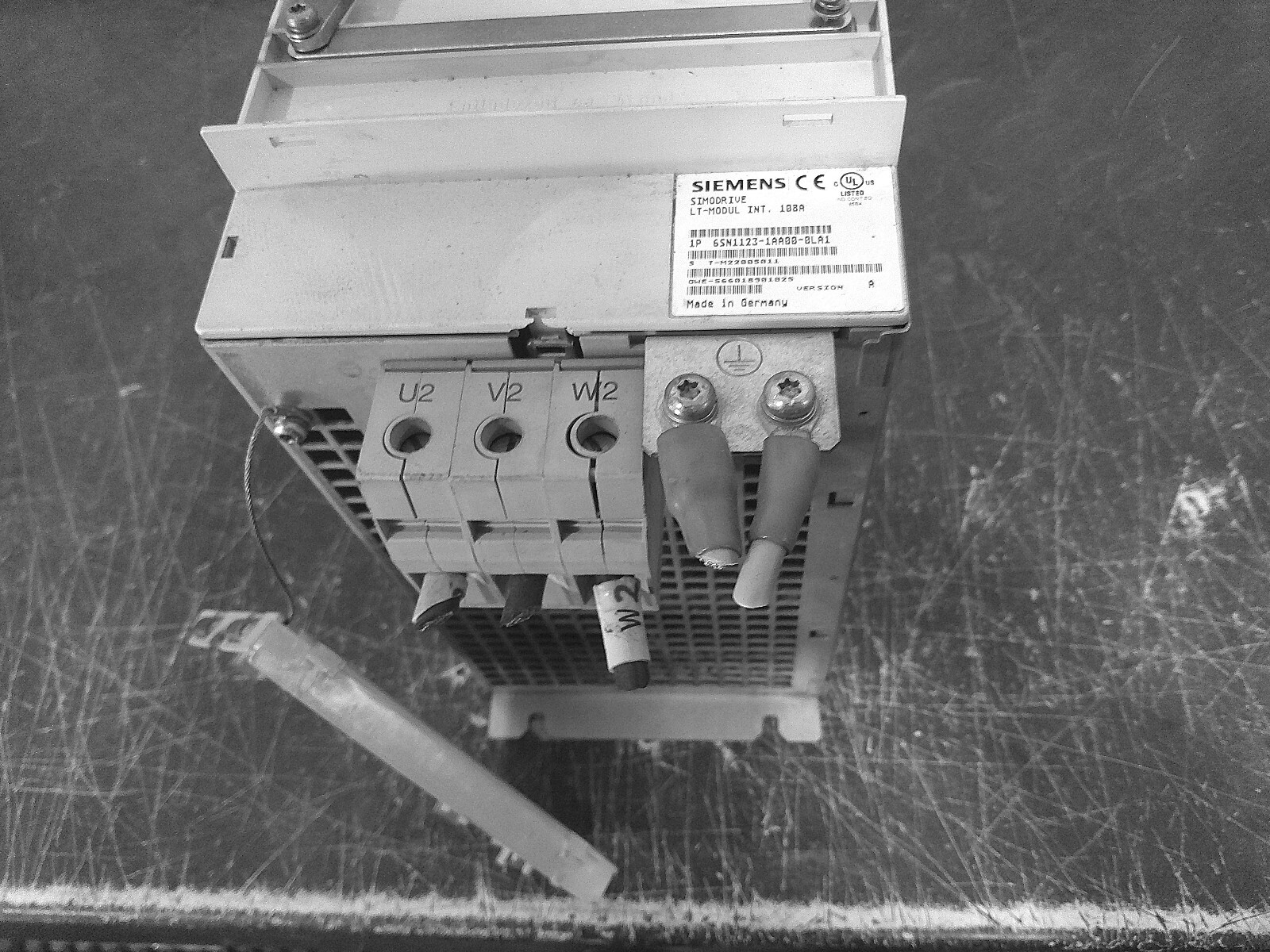 SIEMENS SIMODRIVE 108A LT-MODUL108A 1P 6SN1123-1AA00-0LA1 WITH DCM1 CARD