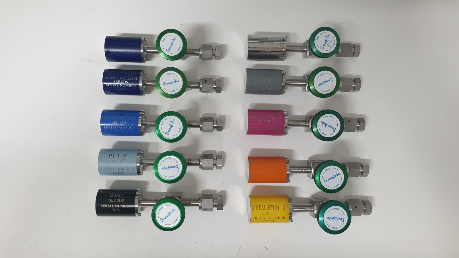 Lot of 10 Swagelok SS-4H-TW Stainless Steel Valves