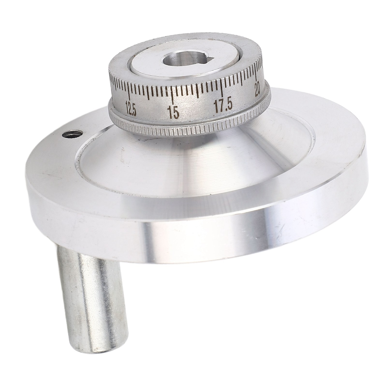 Lathe Handwheel 80mm Aluminum Alloy Hand Wheel With Crank Handle For 7×12 7×14