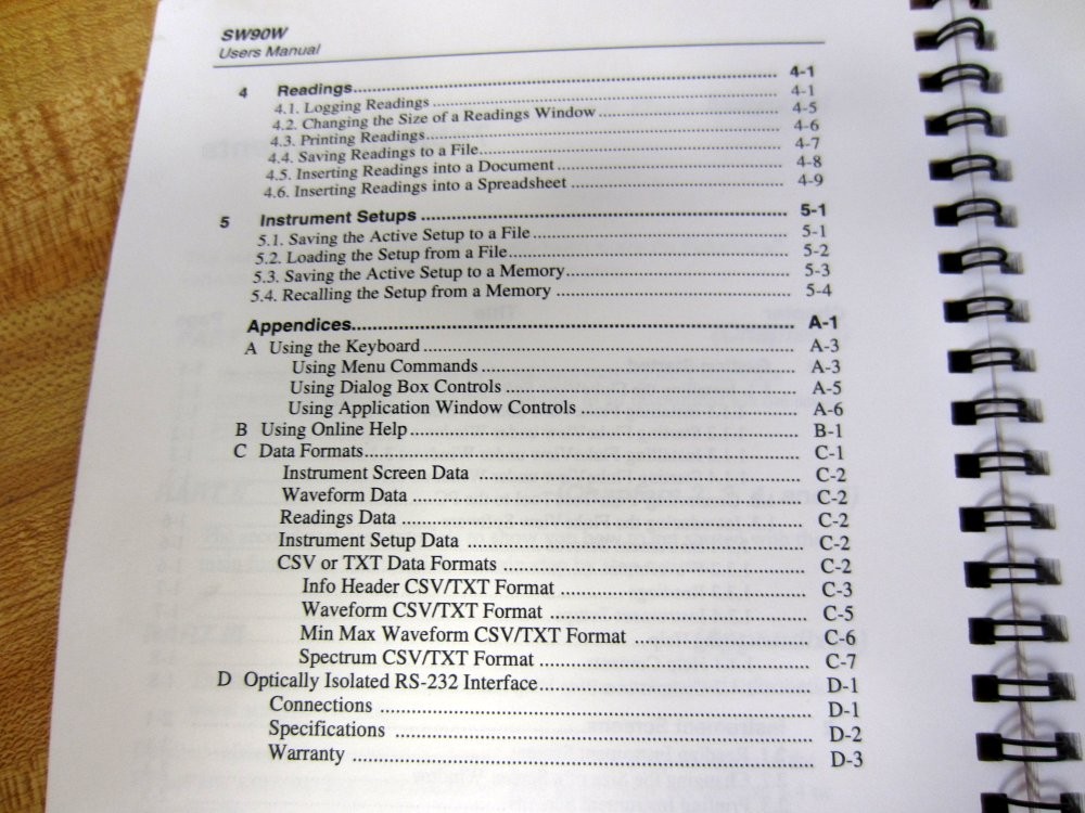 Fluke 4822 872 80226 FlukeView ScopeMeter Software Users Manual