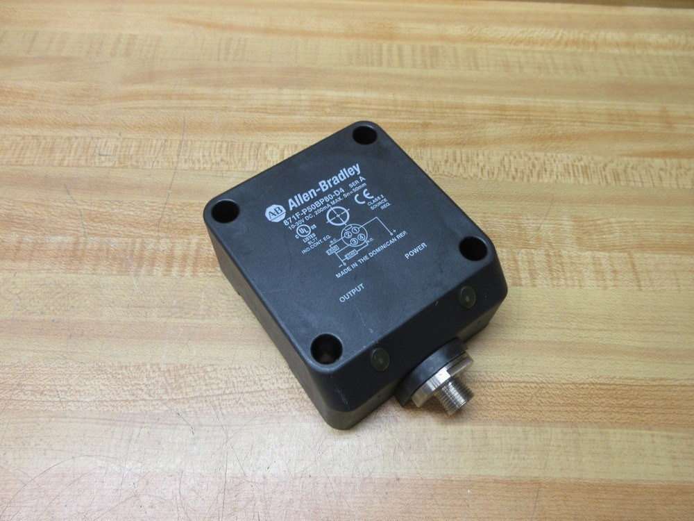 Allen Bradley 871F-P50BP80-D4 Inductive Sensor 871FP50BP80D4