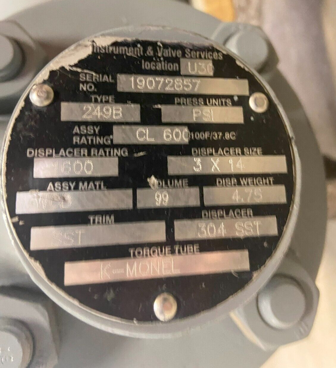 Fisher DLC3010 Level Controller class 600 249V Digital Displacer