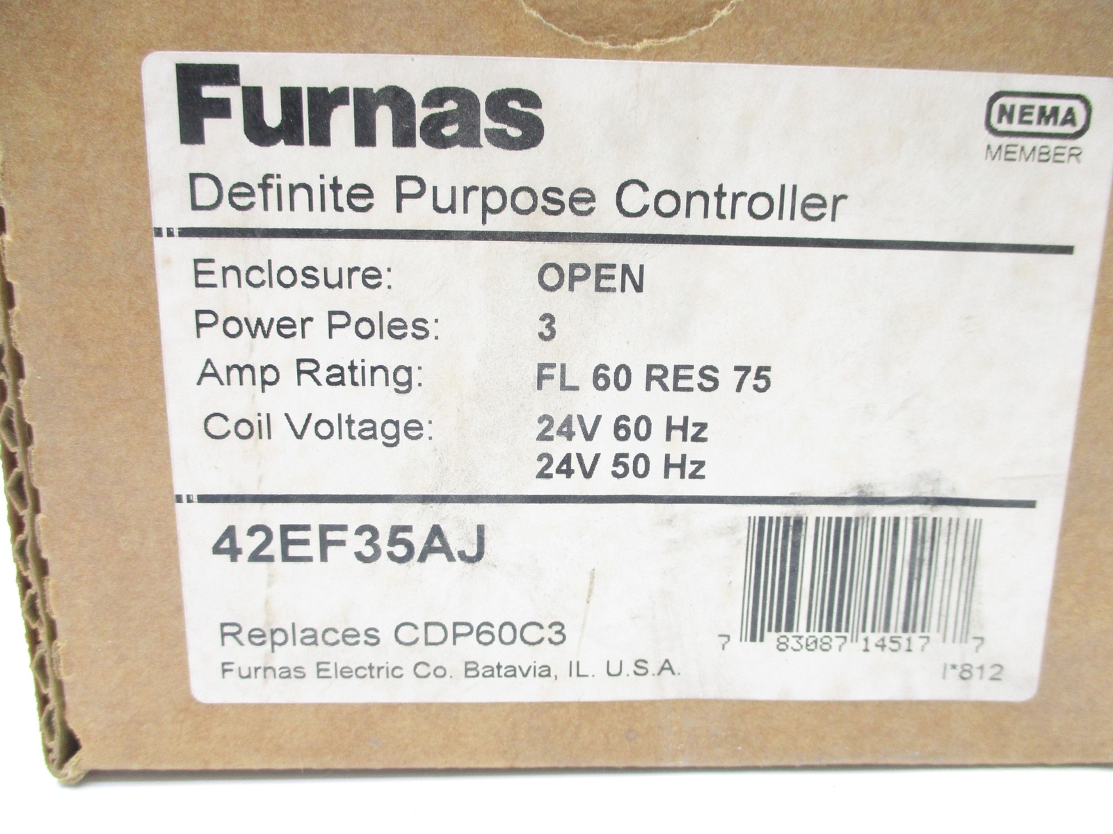 FURNAS ELECTRIC 42EF35AJ SER. A NSMP