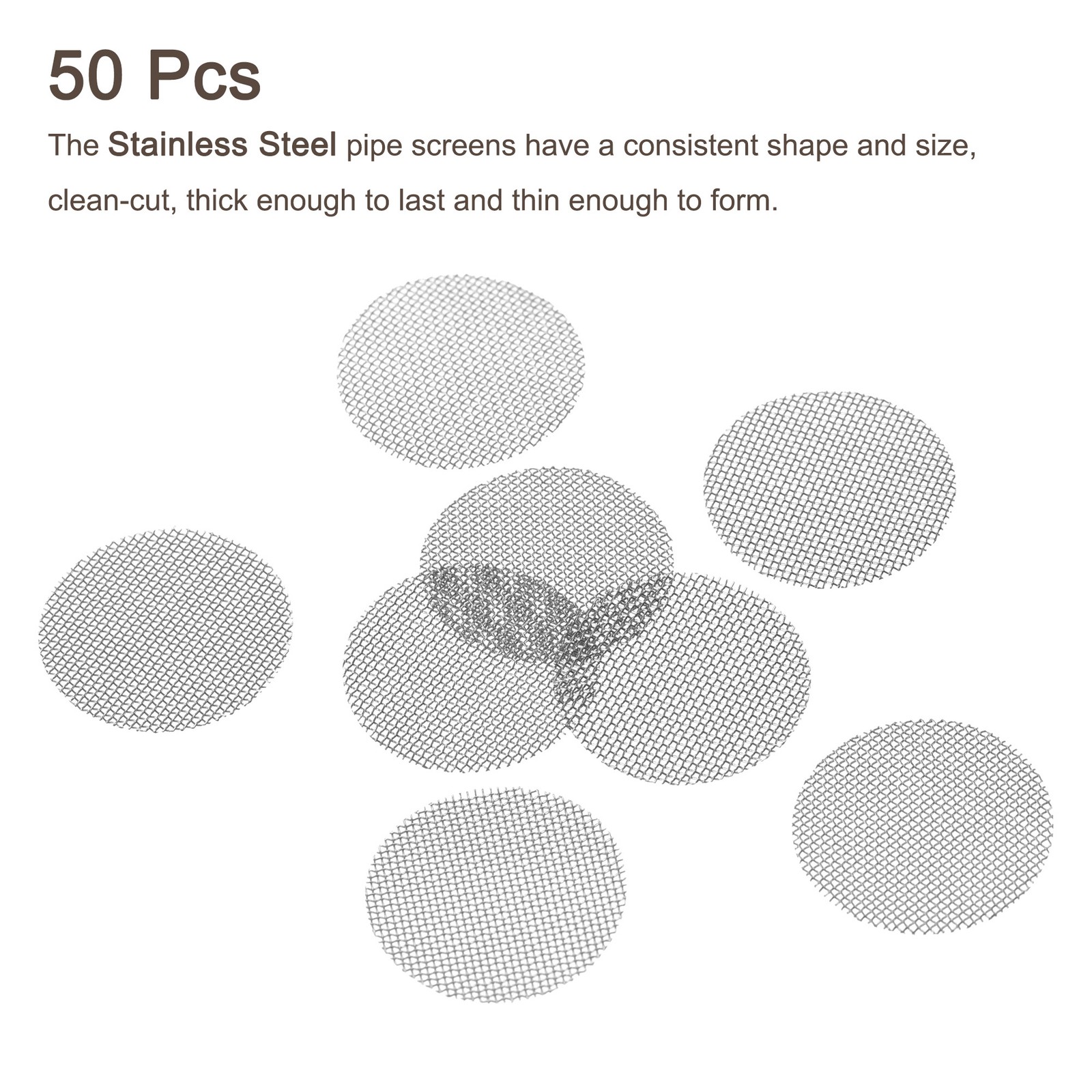 Pipe Screen Stainless Steel Screens 15mm Diameter 50Pcs
