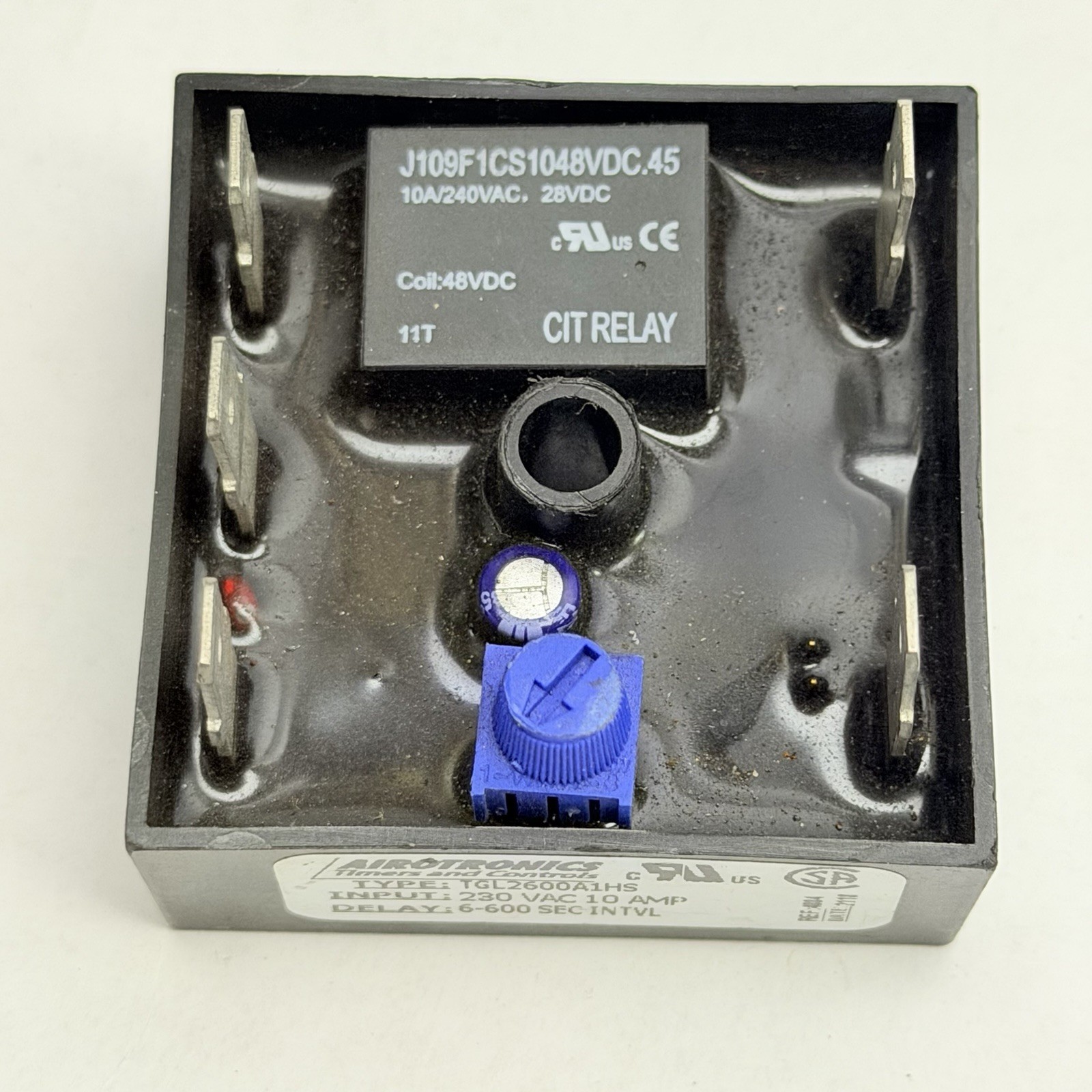 AIROTRONICS Time Delay TGL2600A1HS 230VAC – 10AMP