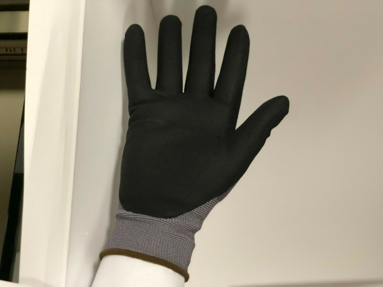 12 Pair of 500NFT 08M Tsunami Grip, Nitrile Palm Dipped Work Gloves,SHIPS FREE