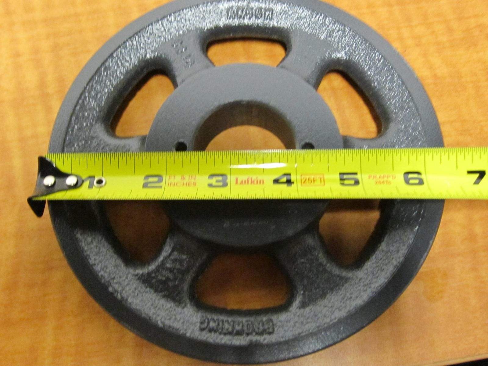 Browning AK66H Split Taper H Bushed Bore V-Belt Sheave Pulley 6.45″ Cast Iron