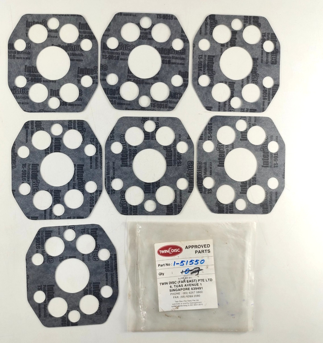 Packing P/N 1-51550 For Twin Disc ( Pack of 6 )