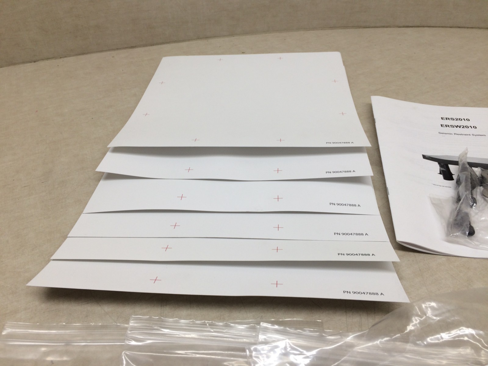 Lot of Newport ERSW2010 ERS2010 Siesmic Restraint System Manuals Templates