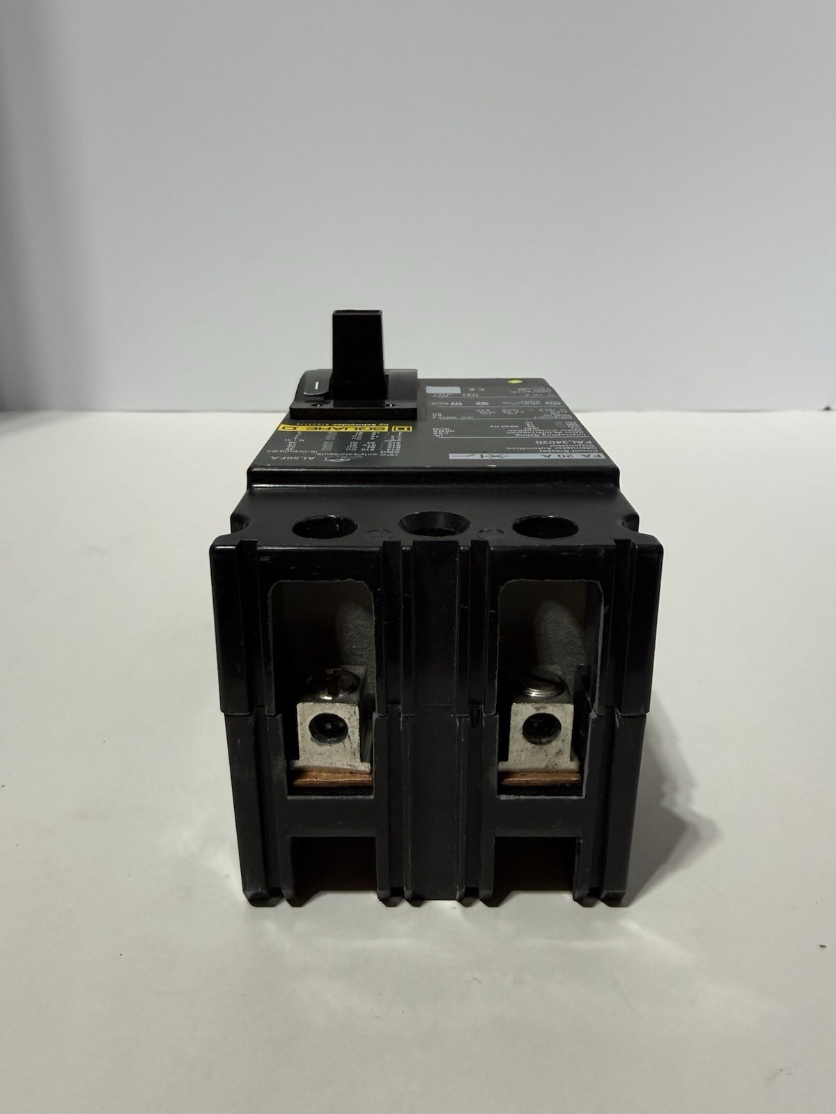 SQUARE D FAL24020 Molded Case Circuit Breaker 2-Pole 20AMP USED WORKING TAKEOUT
