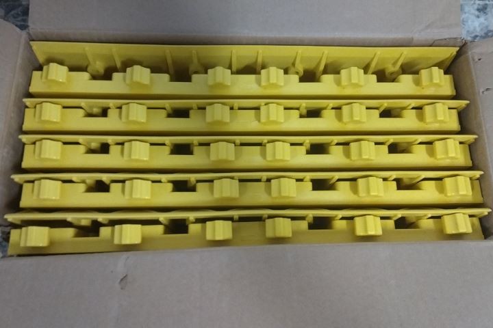 Ergo Advantage Safe-Flex A4-Y 10 Pk 18 In Length 4 In Width Yellow Ramp Edge