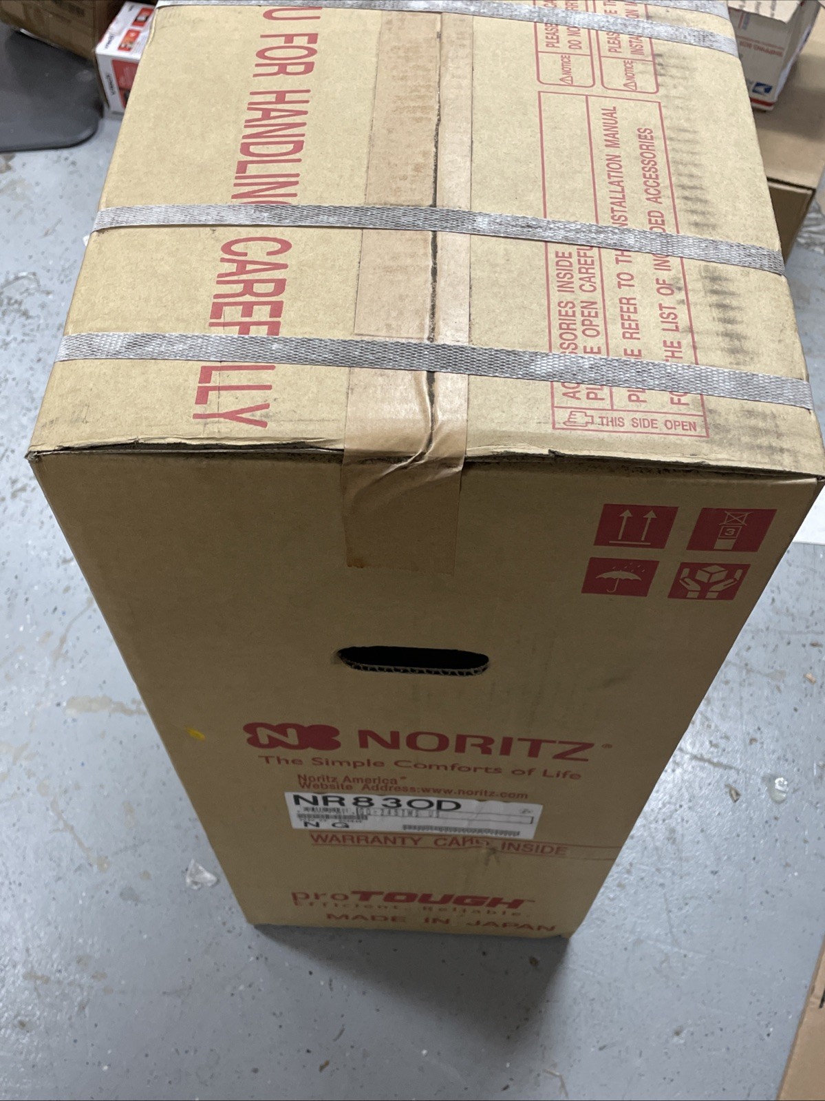 Noritz NR83ODNG 180K BTU Nat Gas Tankless Water Heater Outdoor