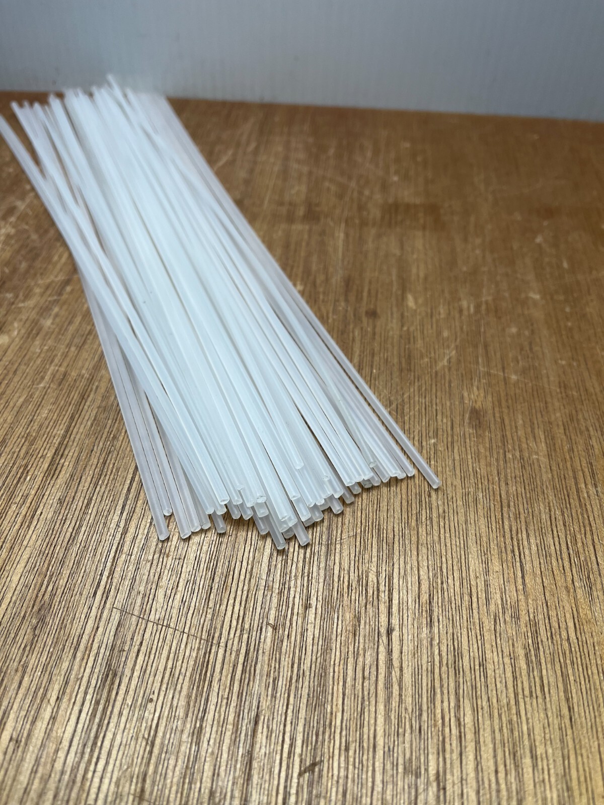 (Qty.50) 1/8″ Diameter X 12″ Length Clear PVC Welding Rod Type 1 USA Industrials